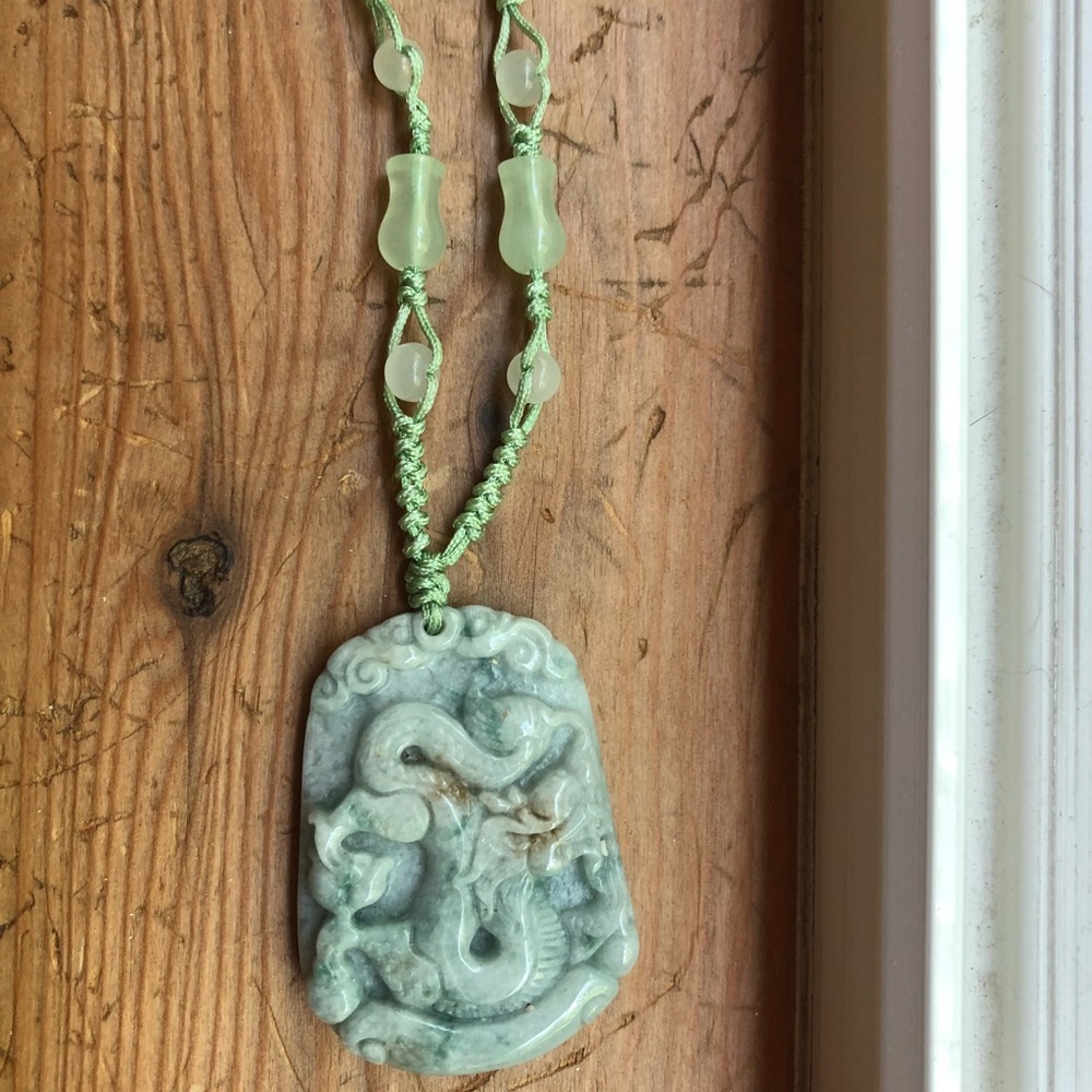 Real Jade stone  necklace